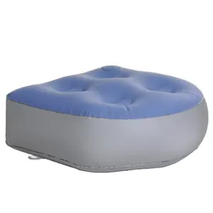 factory customized high quality thickened PVC inflatable hot tub booster seat durable folding blow up spa air cushion