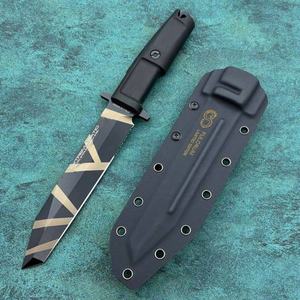 Couteau de poche tactique personnalisable de haute qualité en acier inoxydable Damas, lame OEM, pour usage industriel/extérieur, manche en bois/plastique G10, DIY - Product Image 3