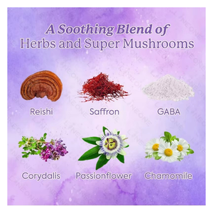 Private Label SLEEP Gummies Pilz-Nahrungsergänzungsmittel mit Melatonin Hilft dem Körper, in den Schlaf zu tappen Pflanzenextrakt - Product Image 5