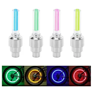 Waterdichte Led Light Tire Valve Cap Fiets Flash Light Mountain Racefiets Fietsen Tyre Wheel Led Neon Lamp Cover wiel