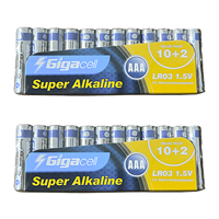 Pile alcaline super longue durée 1,5 Volt, pile AAA pour jouet d'enfant, télécommande