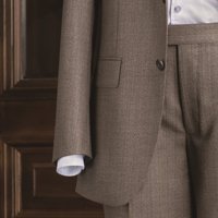 MTM-Robe smoking classique britannique haute couture pour homme adulte 100% laine