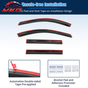 Déflecteurs de vitres pour Chevrolet Traverse 18-23, pare-pluie et pare-soleil, à coller - Product Image 4