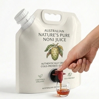 Sac souple personnalisé 1L 3L 5L avec robinet distributeur pour emballage de jus de fruits, vin et sirop