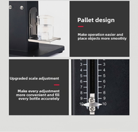 A03 Machine de remplissage liquide manuelle semi-automatique 304 en acier inoxydable Machine de remplissage sans goutte pour lotion de brillant à lèvres huile essentielle