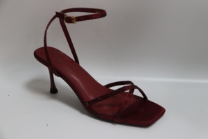 Sandali di Lusso da Donna con Tacco Alto di Designer, Marche Famose, Personalizzabili, Estivi con Cinturino alla Caviglia, Slip-On, Tacco Sottile con Strass - Product Image 4