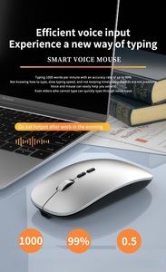 เมาส์คอมพิวเตอร์ควบคุมด้วยเสียง AI ชาร์จแบบ Type C 5 ปุ่ม ออกแบบสำหรับมือขวา สำหรับงานสำนักงานประจำวันและการเดินทางเพื่อธุรกิจ - Product Image 6