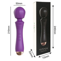 YIJI AV Vibrierender Dildo Multi-Frequenz Kraftvolle Vibration G-Punkt-Massagegerät Faszienpistolen-Kopf Masturbations-Sexspielzeug