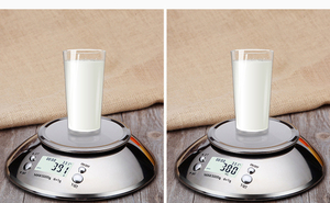 Balance de cuisine électronique en acier inoxydable en gros, avec bol, 5 kg/1 g, double pile, pour la pâtisserie, CX-318, numérique de poche - Product Image 3