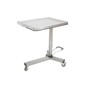 कारखाने की आपूर्ति टिकाऊ चिकित्सा हाइड्रोलिक ट्रॉली सर्जिकल उपकरण टेबल स्टेनलेस स्टील ट्रॉली - Product Image 1