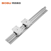 Rail de guidage linéaire en alliage d'aluminium série SBR de 5 kg pour équipement de scie à table, glissière linéaire à glissement fluide avec support en aluminium