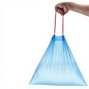 Bolsas con cordón de PE biodegradable con impresión en huecograbado-Seguro personalizable para la salud humana Origen de Vietnam Precio competitivo - Product Image 1