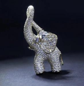Pendentif personnalisé en argent sterling 925 avec diamant Moissanite, bijou de mode Hip Hop de créateur, breloque tendance - Product Image 3