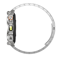 Montre connectée Direct Factory AK95, écran HD IPS de 1,85 pouces, BT5.2, appel par numérotation, stockage, IPX8, moniteur de fréquence cardiaque, multisports, boussole