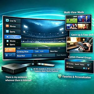 WESOPRO G2 WiFi 6 <span class=keywords><strong>TV</strong></span> Stick Boîtier <span class=keywords><strong>IPTV</strong></span> 8K Ultra Clair Streaming OTT Télécommande Appareil de Streaming Intelligent - Product Image 4