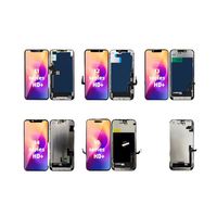 Komponen Pengganti Layar Sentuh OLED In-cell Grosir 6,1 inci untuk iPhone 7/8/XS Max/12/13/14/15/16/17 Pro Max 550-650cd
