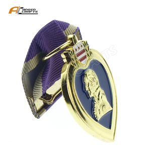 Medallas de Corazón Púrpura de los Estados Unidos de tamaño completo con cinta - Product Image 5