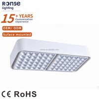 Plafonnier LED RONSE de conception européenne, IP20, 220V, blanc froid, boîtier en aluminium, pour centre commercial