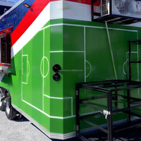 Remolque de Comida de Fútbol de 14 pies, Totalmente Equipado, Remolque de Comida para Zona de Aficionados de Fútbol y Barbacoa, Tamaño Personalizado, en Venta en EE. UU., Canadá y México