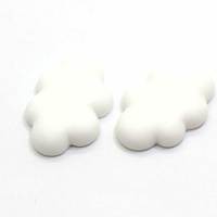 Breloques Nuage Kawaii en Résine à Dos Plat pour Téléphones Portables, Breloques en Résine, Accessoires pour Scrapbooking, Accessoires DIY pour Nœuds, Accessoires pour Slime