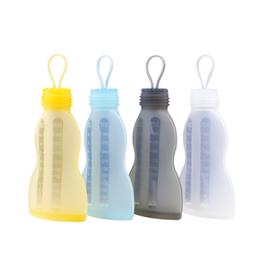 Breastmilk Freezer Bags Reusable Silicone Breast Milk Storage Pouches for feeding with Pump Accessories