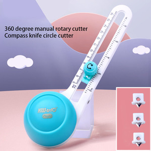 Hướng dẫn sử dụng điện Thông tư ROTARY Vòng giấy Cutter DIY vòng tròn giấy Trimmer cho giấy thủ công mỹ nghệ - Product Image 2