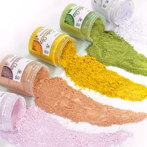 Yüz güzellik DIY cilt temizleme doğal Matcha zerdeçal baz beyaz Kaolin kili maske tozu - Product Image 1