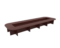Table de conférence modulaire de luxe KALN, mobilier de salle de réunion en bois massif durable, utilisation commerciale moderne