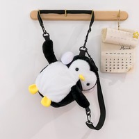 Sac à dos en peluche unisexe pour animaux en peluche, sac à main mignon en forme de chat, avec rembourrage doux en coton PP, cadeau pour enfants, sac à dos en peluche Kawaii