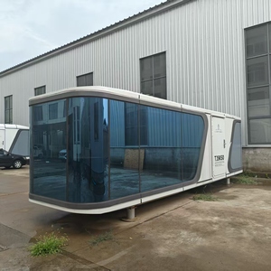 Capsule spatiale préfabriquée de qualité industrielle-résistante aux intempéries pour les sites miniers/de camping Pod spatial préfabriqué compact - Product Image 6