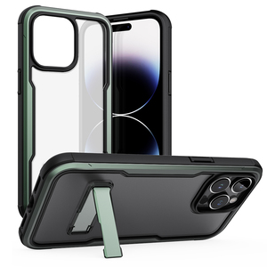 เคสโทรศัพท์มือถือกันกระแทก IMD เกราะอลูมิเนียมทนทานสีเขียวแบบ3-in-1สำหรับ11 12 13 PRO MAX - Product Image 1