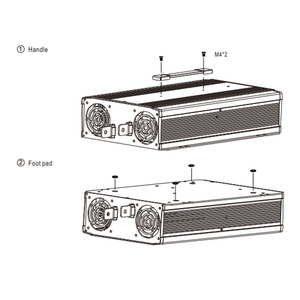 Originale MEAN WELL NTU-3200-248 3200W onda sinusoidale vera ad alta affidabilità con <span class=keywords><strong>UPS</strong></span> DC-AC Powerlnverter - Product Image 5
