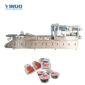 Wuhan Packing Machine Pvc Gum Chocolate Liquid Sauce Blister Filling Sealing And Packaging Machine For Sale