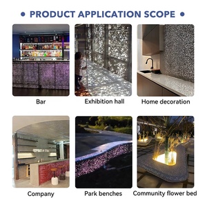 Panneau de plafond translucide de haute qualité, design artistique, panneau mural extérieur imperméable, panneau en fibro-<span class=keywords><strong>ciment</strong></span> flexible - Product Image 2