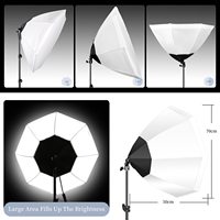 Shenniu — Kit de boîte à lumière parapluie, grand boîtier de 70cm avec trépied à ampoule de 150W et réflecteur, éclairage de Studio Photo pour prise de vue vidéo