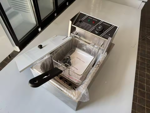 <span class=keywords><strong>Friteuse</strong></span> Électrique Professionnelle Monocuve 6 L en Acier Inoxydable – Meilleur Équipement - Product Image 5