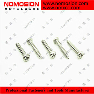 สกรูเกลียวปล่อย NOMOSION PA3*16 หัวแฉก ชุบสังกะสี เมตริก เกลียวขวา สำหรับพลาสติก - Product Image 1
