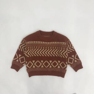 Suéter Infantil <span class=keywords><strong>de</strong></span> Manga Larga <span class=keywords><strong>para</strong></span> Invierno, Jersey <span class=keywords><strong>de</strong></span> Punto Jacquard <span class=keywords><strong>para</strong></span> Bebé, Jersey <span class=keywords><strong>de</strong></span> Algodón <span class=keywords><strong>para</strong></span> Bebé - Product Image 4