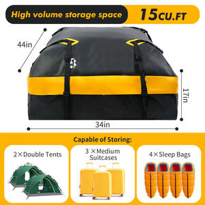 Échantillon gratuit Vancharli Chine Vente en gros Porte-bagages de toit robuste imperméable Sac de toit de voiture disponible par tous les temps - Product Image 2