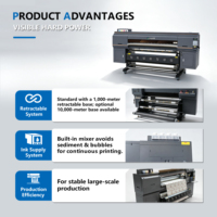 Imprimante textile numérique à 8 têtes d'impression Epson I3200 pour l'impression par sublimation haute vitesse sur tissu