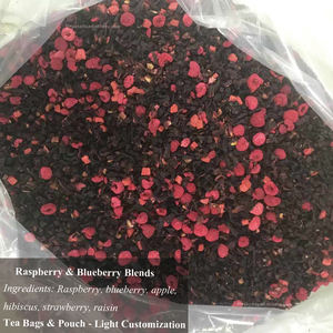 Mélanges <span class=keywords><strong>de</strong></span> framboises et <span class=keywords><strong>de</strong></span> myrtilles Goût aigre Pomme Raisin Hibiscus Boisson tropicale chaude et froide | Sachet/paquet <span class=keywords><strong>de</strong></span> thé à bulles OEM Scenic Area Pick - Product Image 2