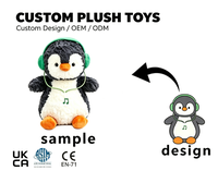 Peluche personnalisée, ours fraise mignon et doux, poupée en peluche pour enfants, cadeau d'anniversaire, OEM ODM, peluche personnalisée