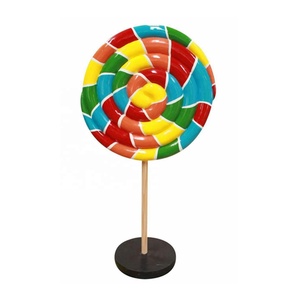 Decoración para Fiestas, Escultura <span class=keywords><strong>de</strong></span> Piruleta <span class=keywords><strong>de</strong></span> Fibra <span class=keywords><strong>de</strong></span> Vidrio, Decoración para Tienda <span class=keywords><strong>de</strong></span> Dulces - Product Image 2