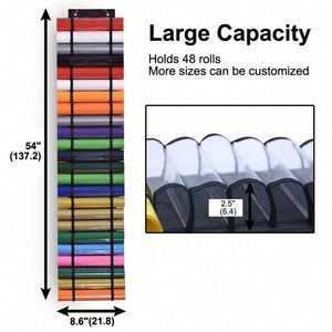 <b>Vinyl</b> Organizers Holder Holds up to 48 Rolls Wall-Mount <b>Vinyl</b> Holder Bag for Craft Room Organizers and <b>Storage</b> - Product Image 5