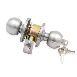 Modern Cylindrical <strong>Door</strong> Lock Set Handleset Lockset Security Lock Entrance <strong>Bedroom</strong> <strong>Door</strong> Lock Handles &amp; <strong>Knobs</strong> Bathroom <strong>Door</strong> - Product Image 1