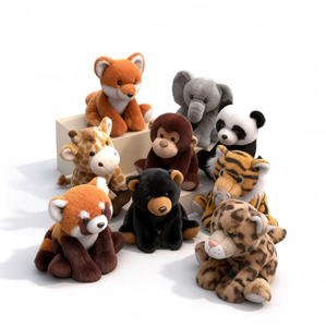 Vente en gros d'usine : Grandes peluches géantes, y compris éléphant, girafe, vache, tigre, panda et singe, figurines en peluche douce - Product Image 6