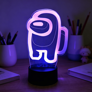 Customized 3D Game Room Desktop Lamp Game Console Icon LED Bedside Night <b>Light</b> - Product Image 3