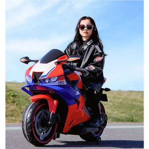 Toptan Safetikid 2-Seat elektrikli üç tekerlekli bisiklet çocuklar için müzik ve aydınlatma için 2-9 yıl Handrace <span class=keywords><strong>Rider</strong></span> motosiklet - Product Image 6