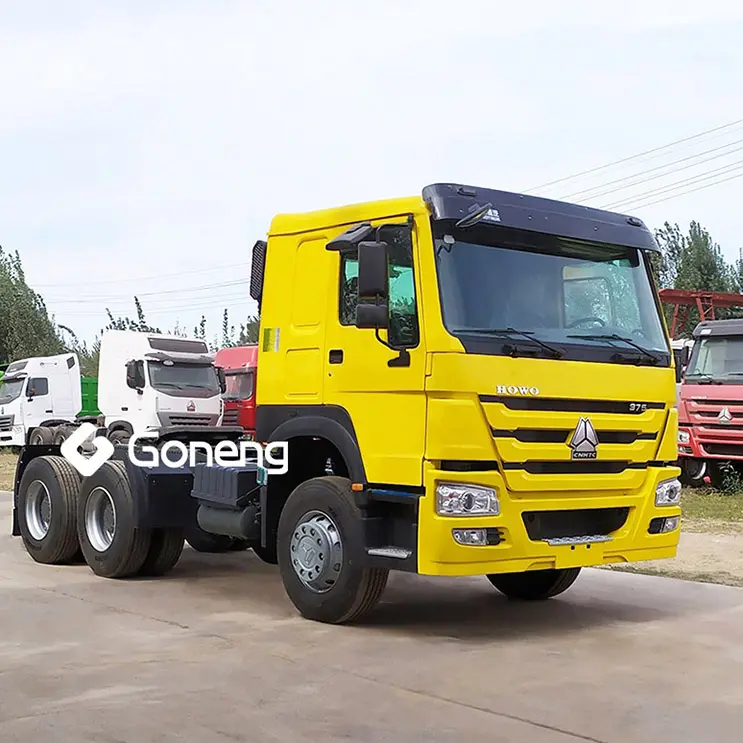 Fornecedor de ouro usado caminhão do reboque do trator sino℃ 6x4 howo preço falha dongfeng para venda