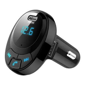 Hot Selling Usb Car Phone Charger Mp3 Player With Led Display And Fm Transmitter